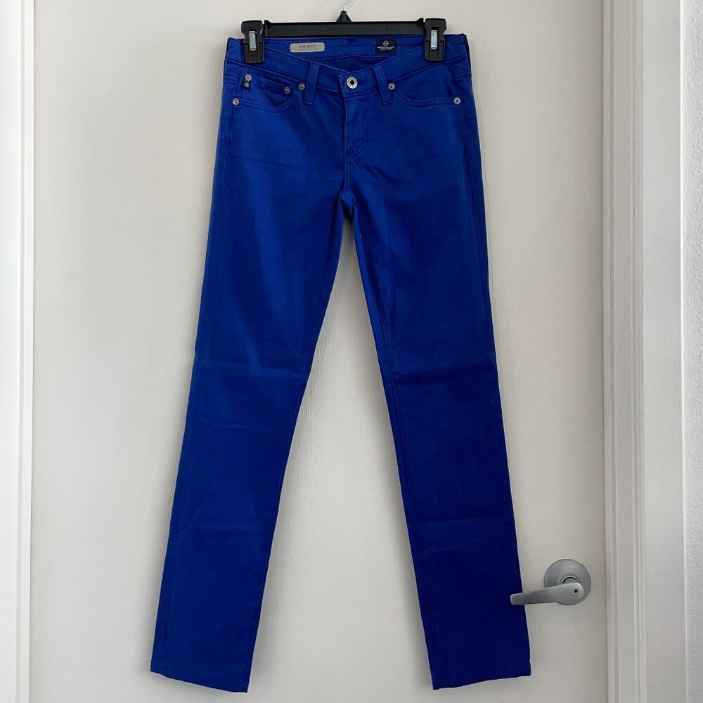 AG Adriano Goldschmied The Stilt Cigarette Jean in Cobalt Blue Size 25R